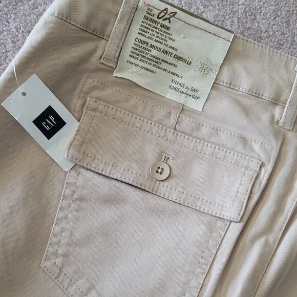 GAP Khakis NWT Skinny Mini Size 2 Pants Brand New - Picture 7 of 8